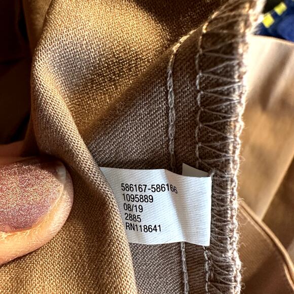 LANE BRYANT NWT Allie Sexy Stretch Straight Leg Pant in Khaki // 28R - Picture 13 of 13